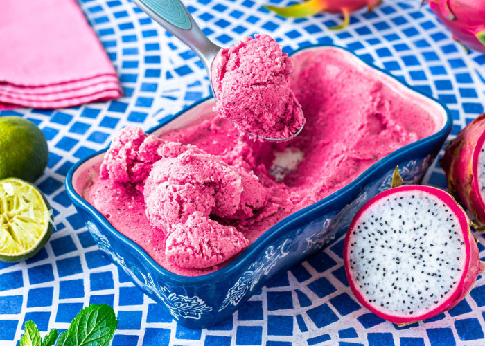 Dragon Fruit Ice Cream