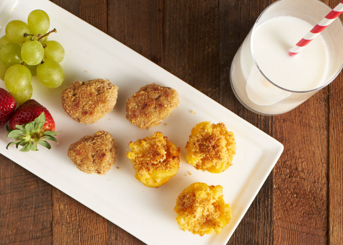 Mac & Cheese Veggie Bites with Homemade Nuggets