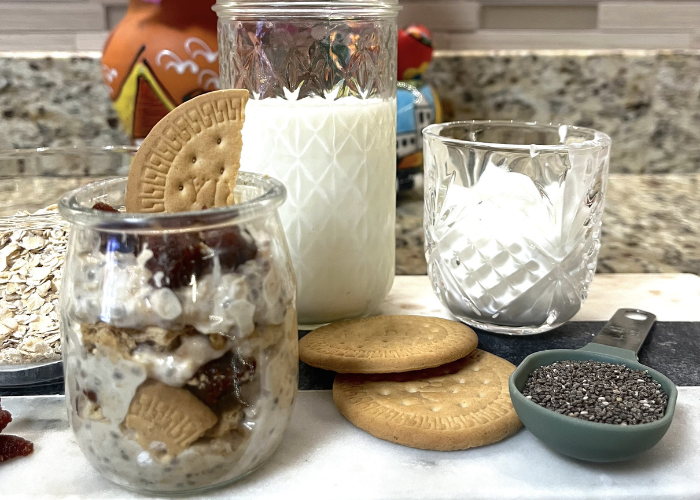 Guava and Cream Cheese Overnight Oats Featured Image