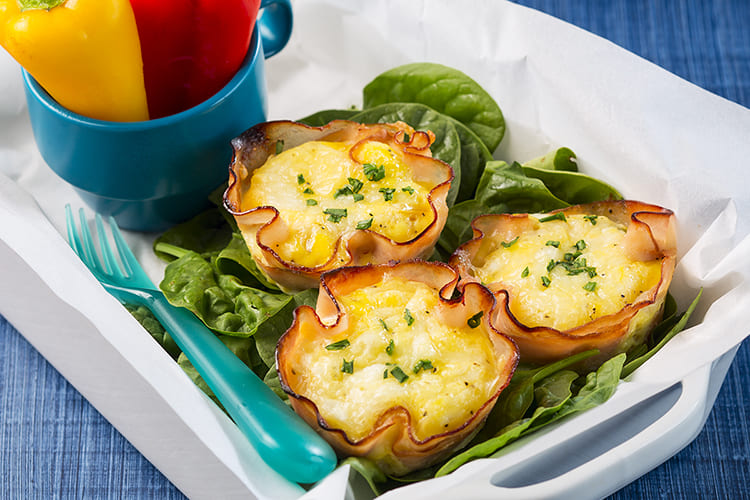 Ham and Cheese Breakfast Cups Featured Image