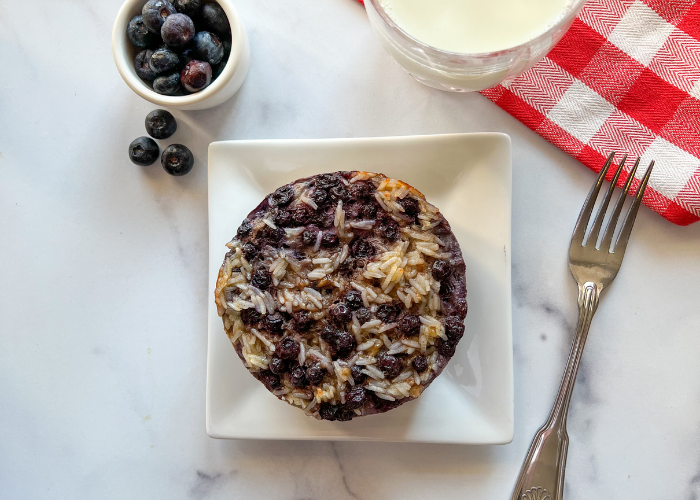Healthy Blueberry Breakfast Cake