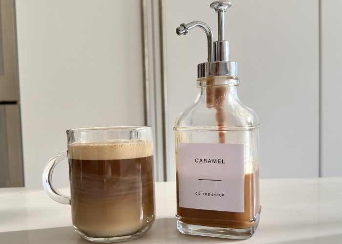 Homemade Milk Caramel Macchiato