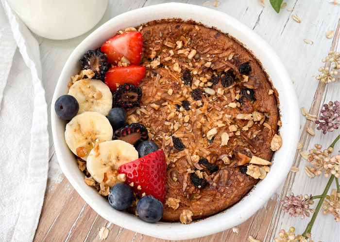 Morning Glory Baked Oats