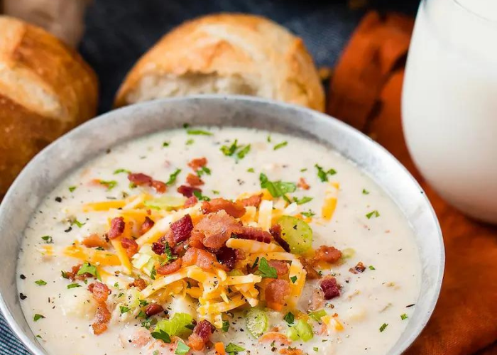 One Pot Cauliflower Chowder