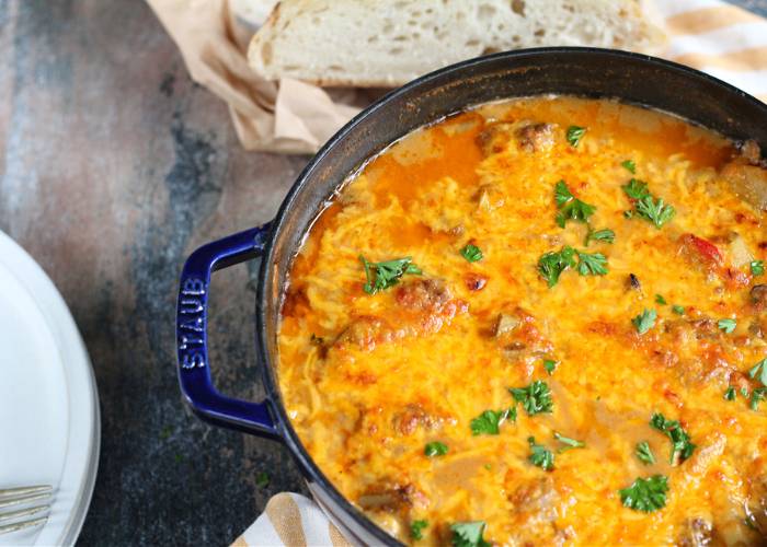 One Pot Cheesy Beef and Potatoes Featured Image