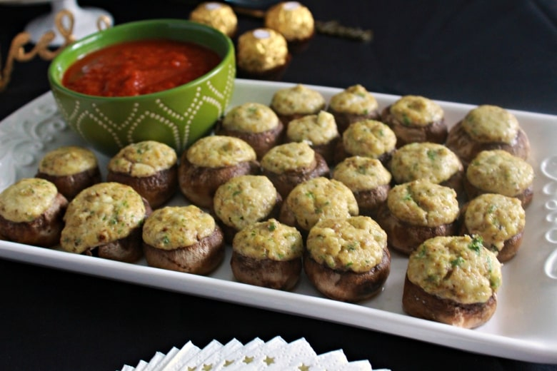 Ricotta Stuffed Mushrooms Featured Image