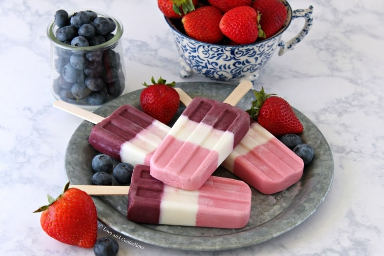 Berry Smoothie Pops