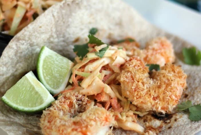 Coconut Shrimp Tacos Featured Image