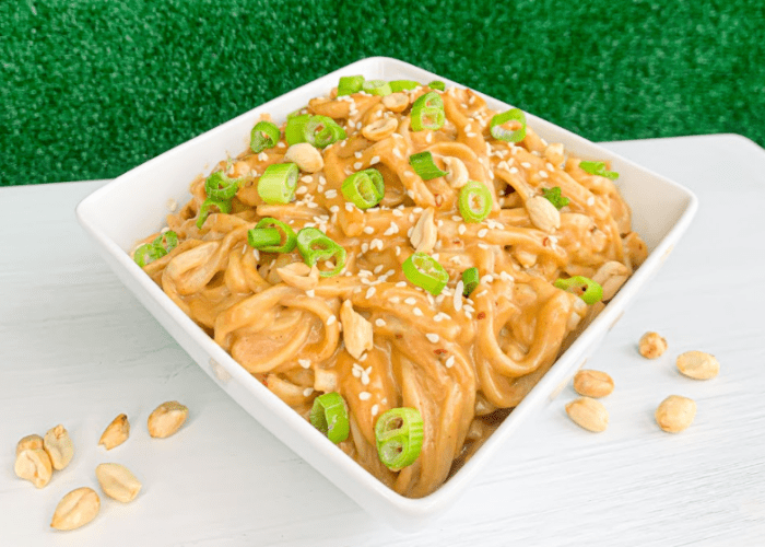 Spicy Peanut Butter Noodles Featured Image