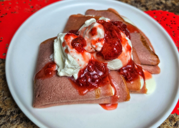 Sweetheart Protein Crepes with Lemon Bliss Filling Featured Image