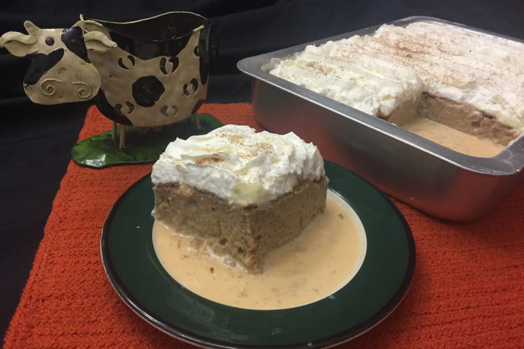 Pumpkin Tres Leches Cake Featured Image