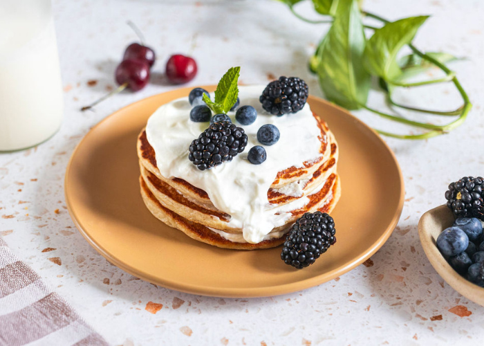 Triple Protein Pancakes Featured Image