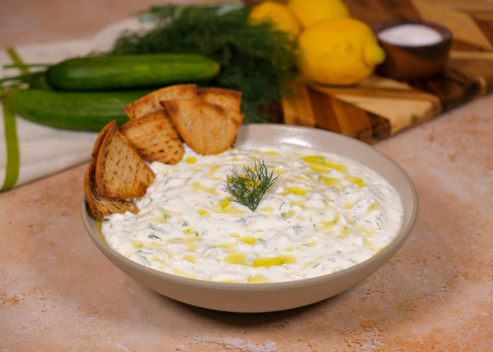 Tzatziki with Pita Chips Featured Image