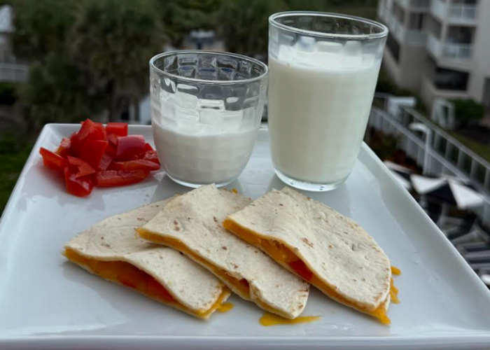 Veggie Quesadilla with Chopped Peppers Featured Image