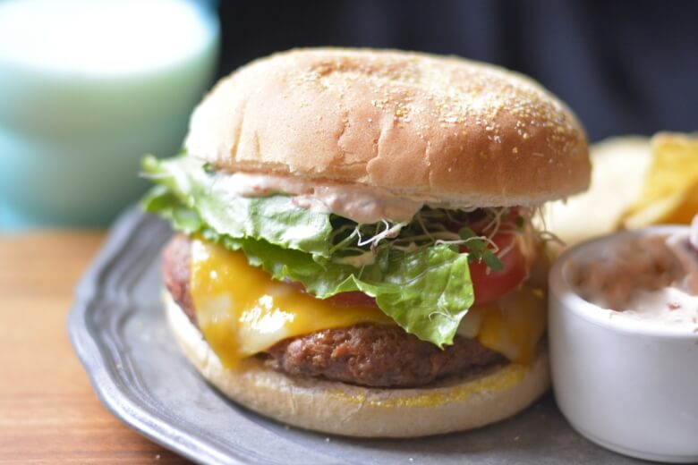 Angus Cheddar Burgers with Smoky Chipotle Sauce