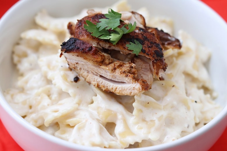 Bowtie Jerk Chicken Pasta Featured Image