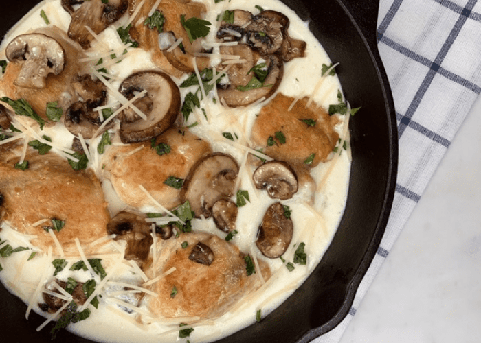 Creamy Parmesan Chicken Featured Image