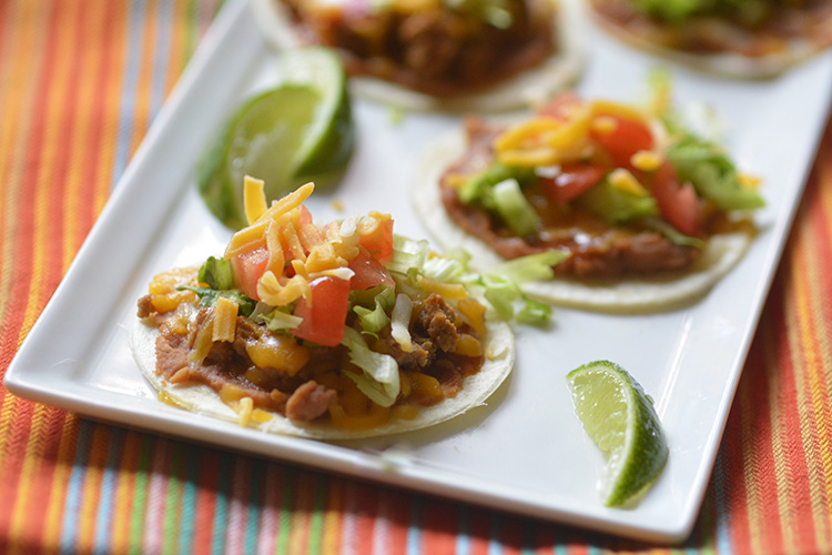 Mini Taco Pizzas