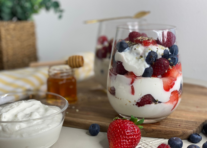 Three Seed Berry Parfait