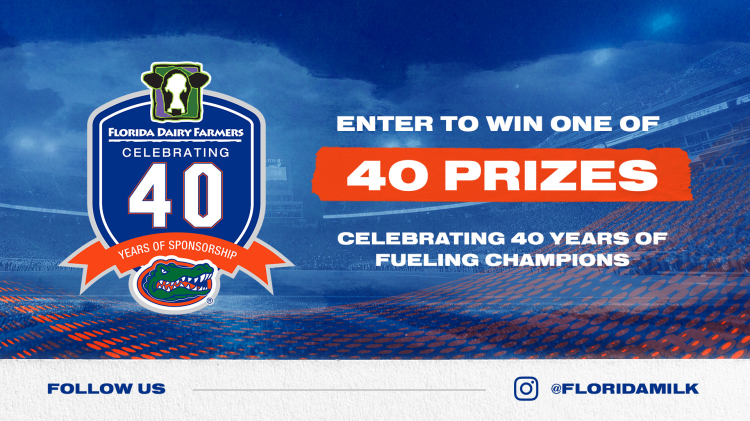 Florida Dairy Farmers 40 Prizes for 40 Years Official Sweepstakes Rules Featured Image